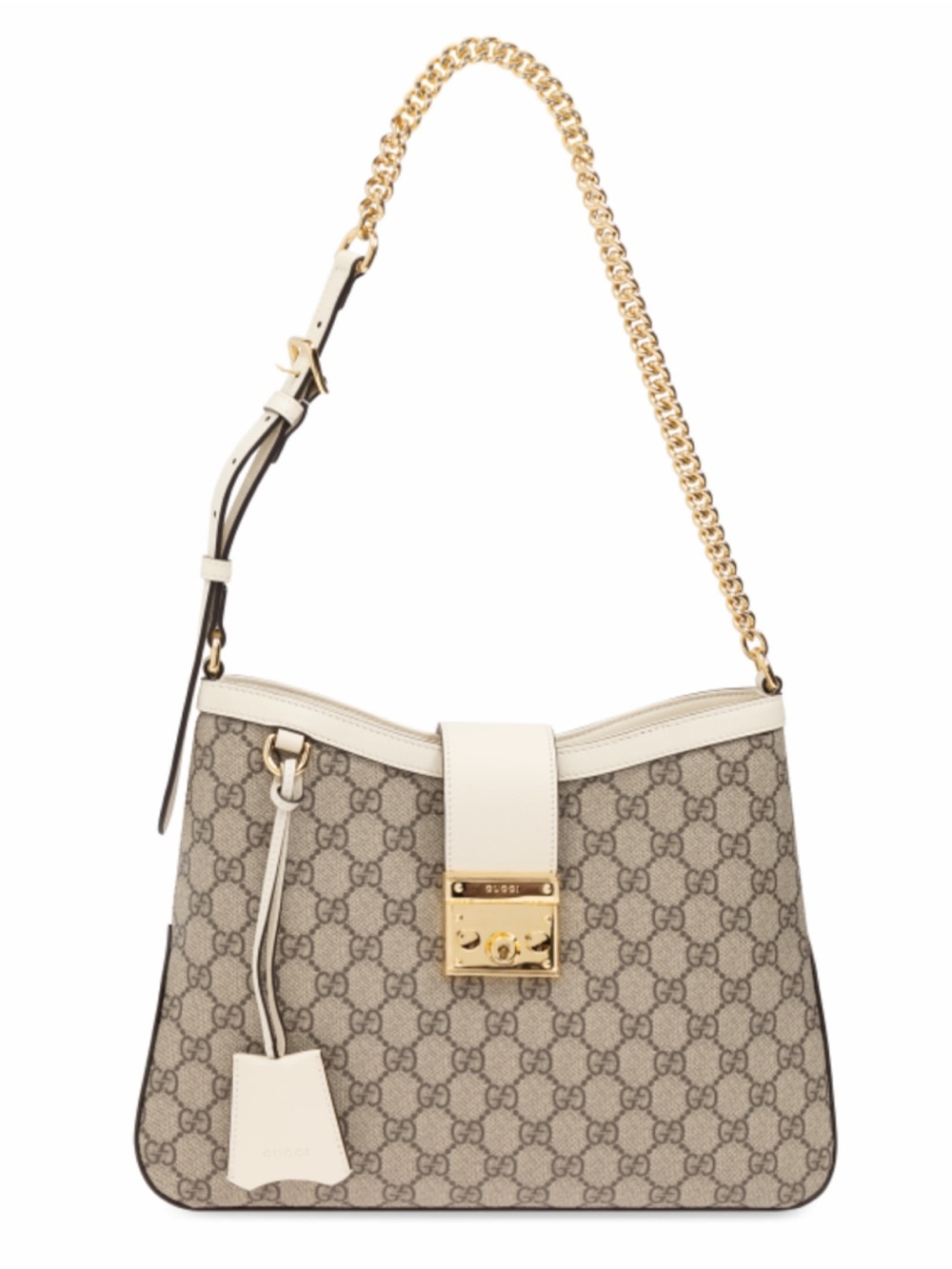 GUCCI Padlock medium GG logo supreme shoulder bag